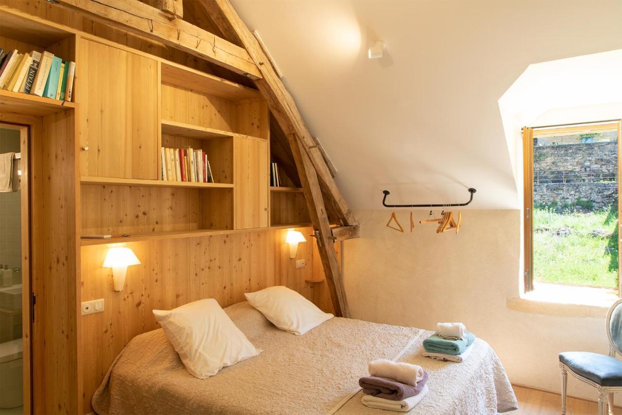 Chambres D'Hotes Avec Piscine La Grange Milou Beynac-et-Cazenac Rom bilde