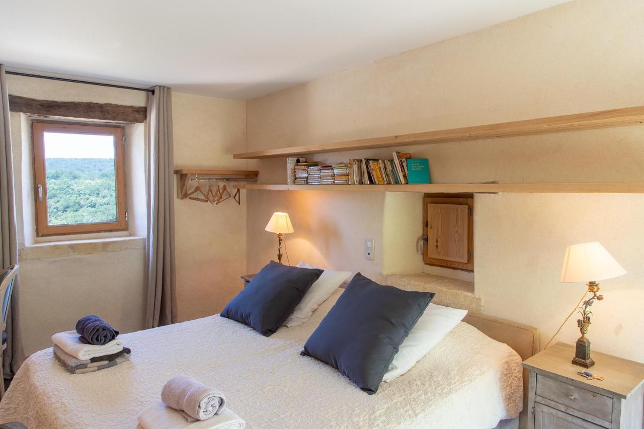 Chambres D'Hotes Avec Piscine La Grange Milou Beynac-et-Cazenac Rom bilde
